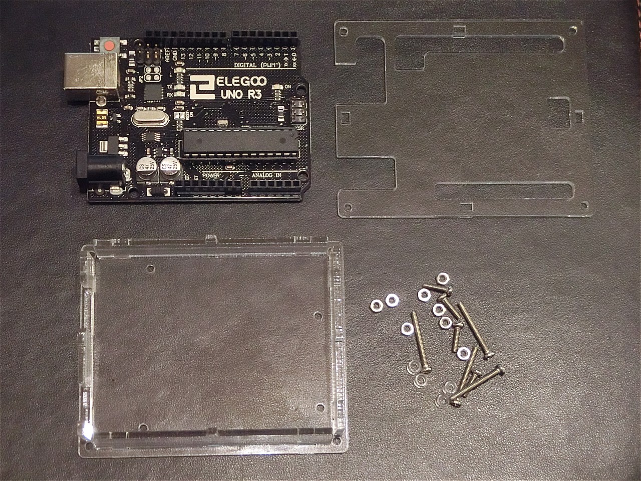 95%OFF!】 Arduino UNO R3 透明 基盤保護 アクリル エンクロージャー ケース 薄型 コンパクト 