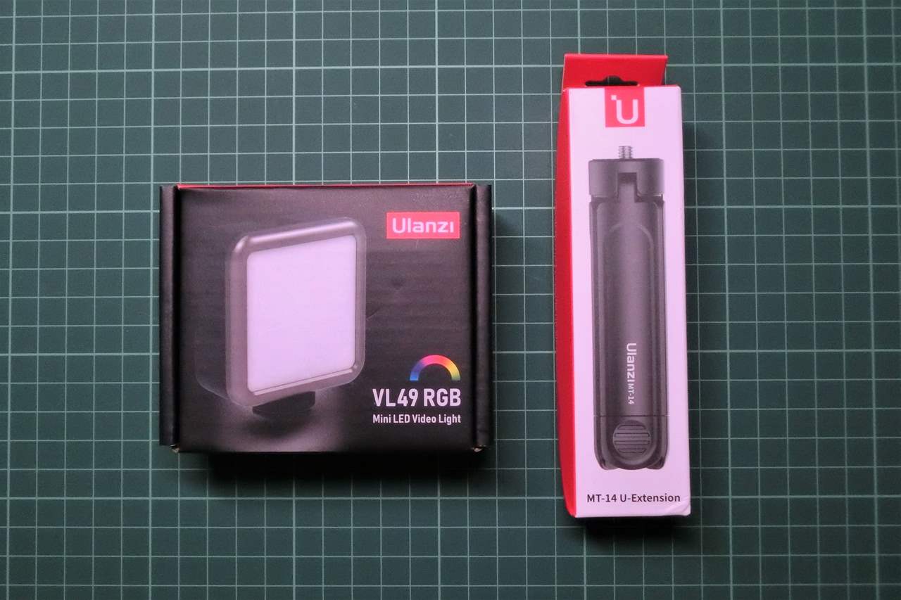 新品Ulanzi VL49 RGB撮影ライト LEDビデオライト 撮影ライト